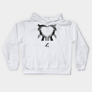 HANDS TOGETHER by Metissage -3 Kids Hoodie